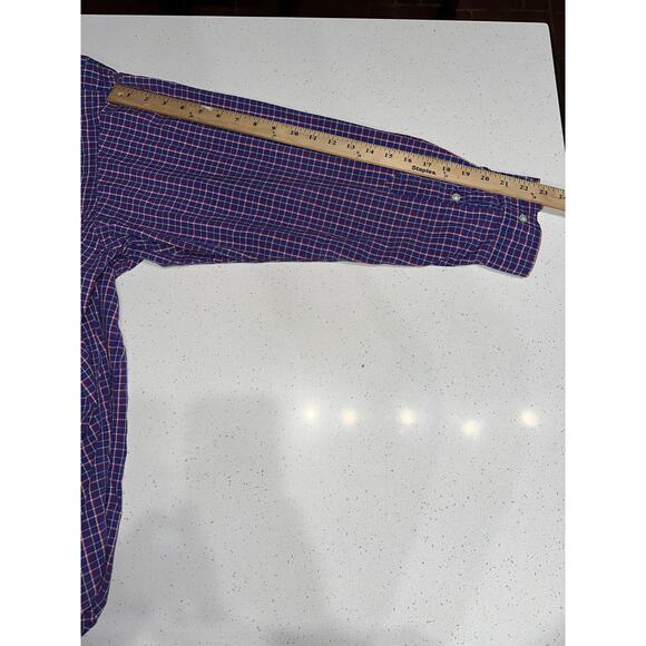 Ralph Lauren Men’s Blake Button Down Shirt Purple Check XL Casual Preppy - Picture 7 of 7